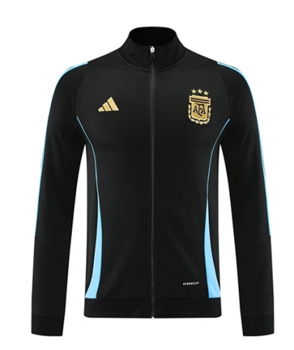 2024/25 Argentina Black Soccer Jacket Top-LH