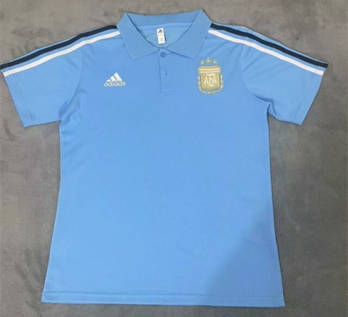 2024/25 Argentina Blue Thailand Soccer Polo Shirts-BY