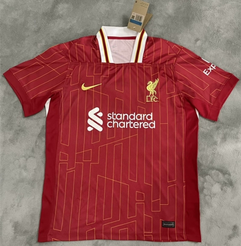 2024/25 Correct Version Liverpool Home Red Thailand Soccer Jersey AAA-416/408/320