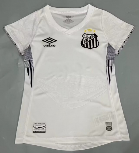 2024/25 Santos FC Home White Women Soccer Jersey AAA-908