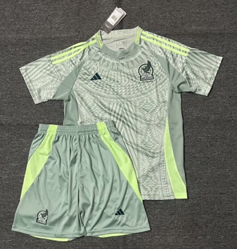 2024-25 Mexico Away Green Soccer Uniform-208/36