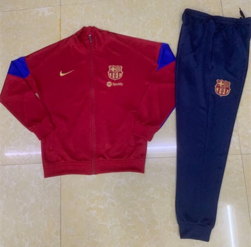 2024/25 Barcelona Red Thailand Soccer Jacket Uniform-411