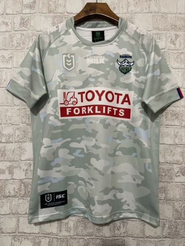 2024 Season Raiders Light Green Thailand Rugby Shirts-805