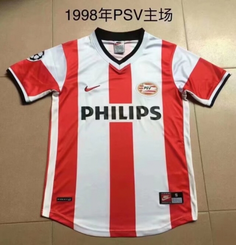 1998 Retro Version PSV Eindhoven Home Red Soccer Jersey AAA-709