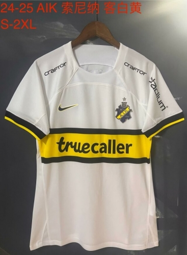 2024/25 AIK Away White Thailand Soccer jersey AAA-709