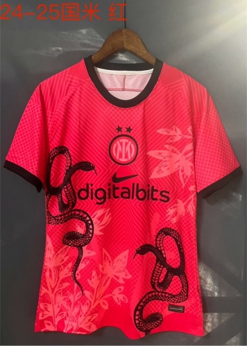 2024/25 Inter Milan Red Thailand Soccer Jersey AAA-709/313/47