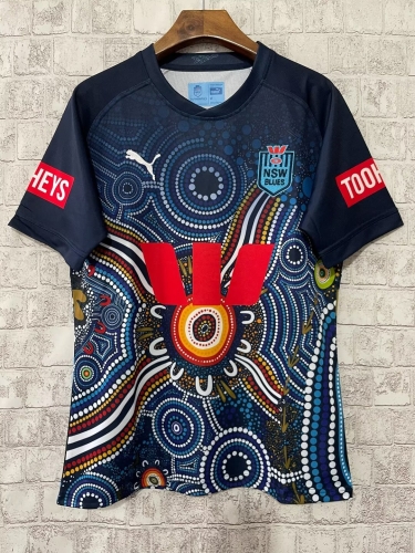2023 Lang holden Light Blue Thailand Rugby Shirts-805