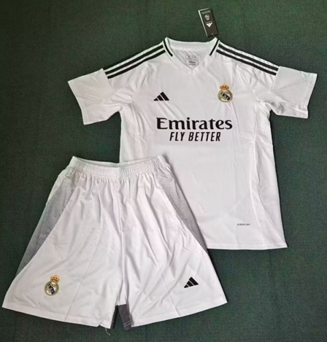 2024/25 Real Madrid Home White Soccer Uniform-SKE