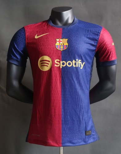 Player Version 2024/25 Barcelona Home Red & Blue Thailand Soccer Jerseys-703