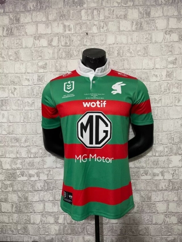 2023 South Sydney Rabbitohs Red & Green Thailand Rugby Shirts-805
