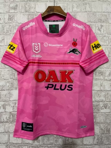 2023 Season Jagua Pink Thailand Rugby Shirts-805