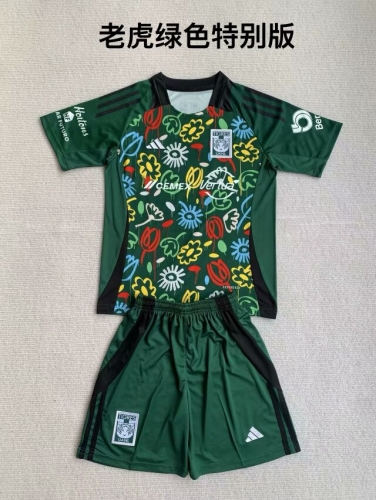 2024/25 Special Version Tigres UANL Green Soccer Uniform-208