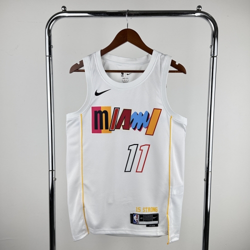 2023 Season City Version Miami Heat NBA White #11 Jersey-311