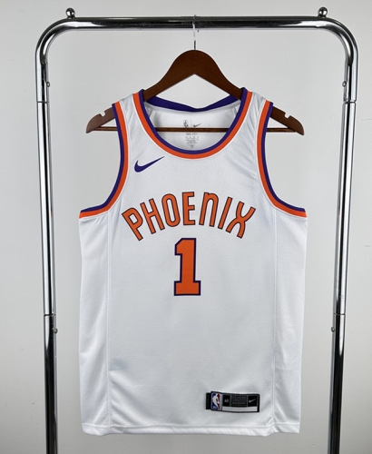18 Season Retro Version Phoenix Suns NBA White #1 Jersey-311