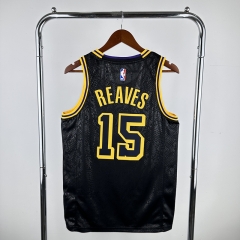 Snake Version Lakers NBA Black #15 Jersey-311