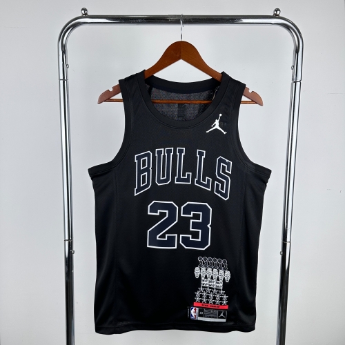 Honor Version Chicago Bull NBA Black #23 Jersey-311