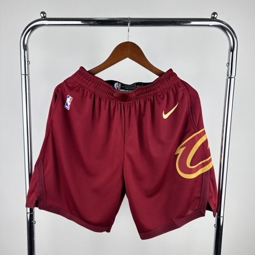 2023 Season Cleveland Cavaliers NBA Away Red Shorts-311