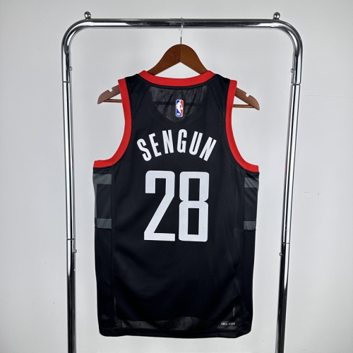 2024 Season Feiren Limited Version Houston Rockets Black NBA #28 (SENGUN) Jersey-311