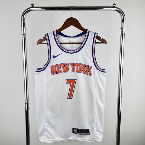 19 Season Limited Version NBA New York Kinicks White #7 Jersey-311