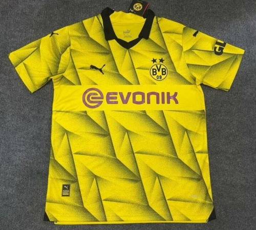 2024/25 Champions League Borussia Dortmund Yellow Thailand Soccer Jersey-312