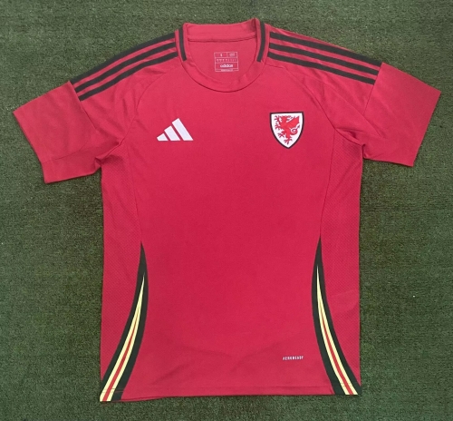 2024/25 Wales Home Red Thailand Soccer Jersey AAA-416