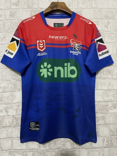 2024 Doncaster Knights Blue & Red Thailand Rugby Shirts-805