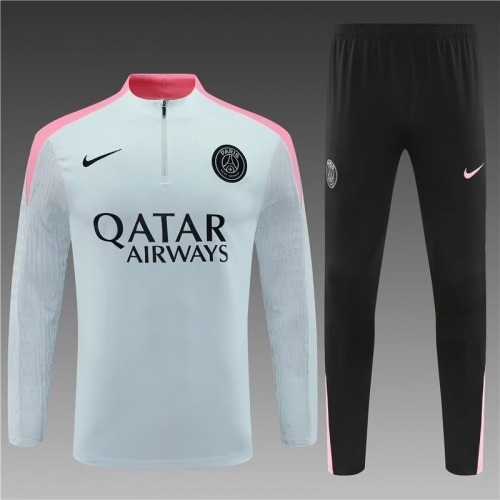 Player Version 2024/25 Paris SG Light Gray Thailand Soccer Uniform-801