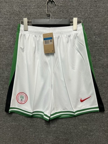 2024/25 Nigeria Home White Thailand Soccer Shorts-315