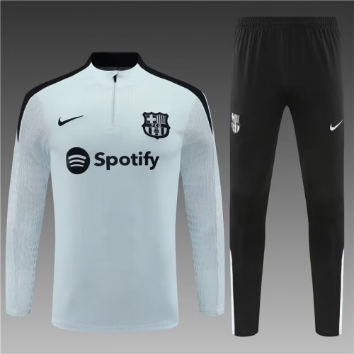 Player Version 2024/25 Barcelona Light Gray Thailand Soccer Uniform-801