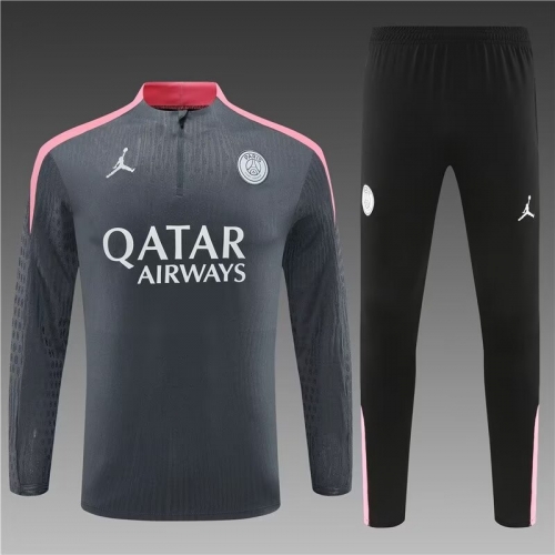 Player Version 2024/25 Paris SG Dark Gray Thailand Soccer Uniform-801
