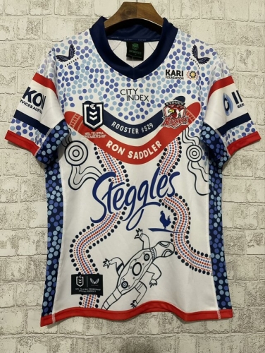 2024 Rooster White Thailand Rugby Shirts-805