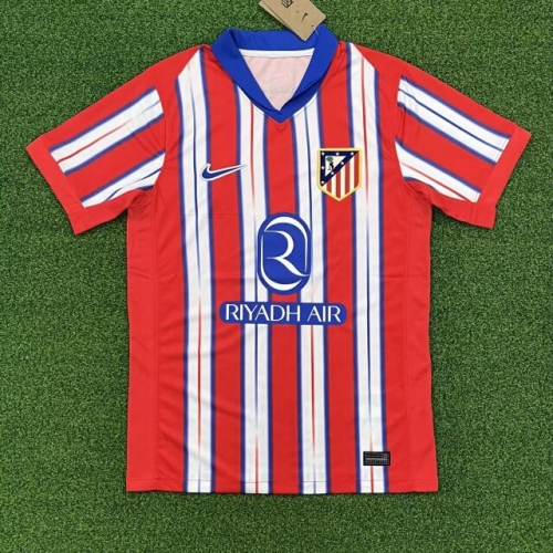 2024/25 Atletico Madrid Home Red & White Thailand Soccer Jersey AAA-47/705/320