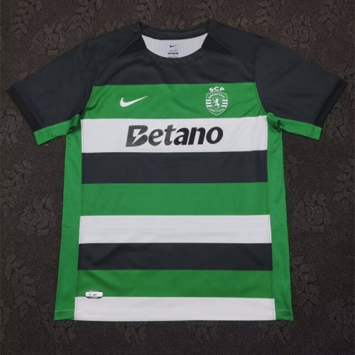 2024/25 Sporting Clube de Portugal  home White & Green Thailand Soccer Jersey AAA-522/416/320