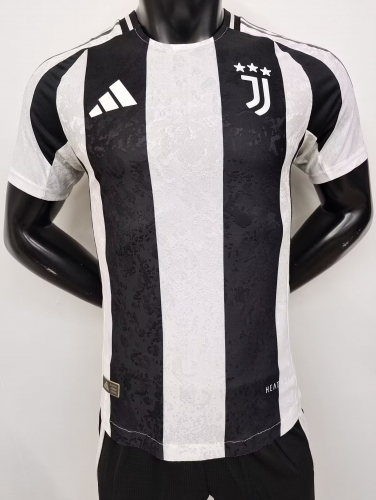 Player Version 24/25 Juventus FC Home White & Black Thailand Soccer Jersey AAA-308/MY/908