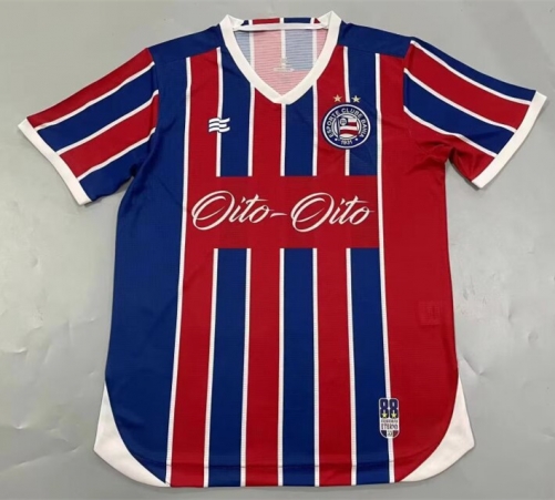 2024/25 EC Bahia Away Red & Blue Thailand Soccer Jersey AAA-908