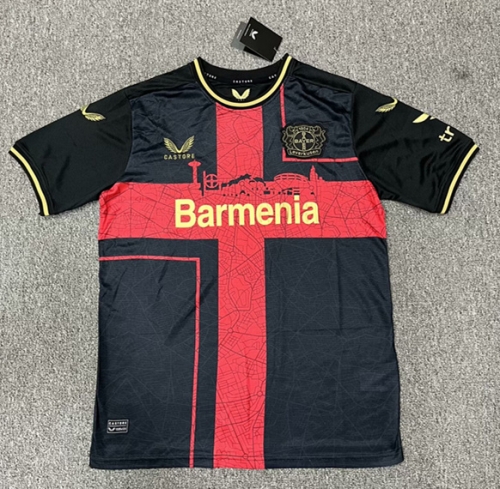 2024/25 Champion Version Bayer 04 Leverkusen Black Thailand Soccer Jersey AAA-SH/711