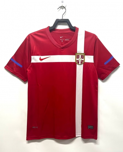 2010 Retro Version Sevilla FC Home Red Thailand Soccer Jersey AAA-811