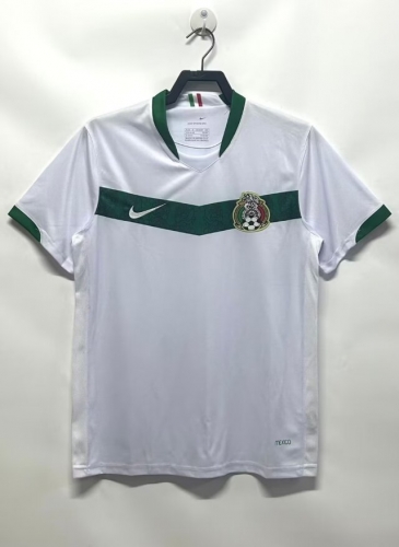 2006 Retro Version Mexico Away White Thailand Soccer Jersey AAA-811