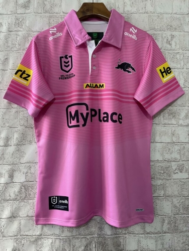 2024 Lions Pink Thailand Rugby Shirts-805