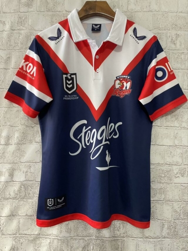 2024 Rooster Home Blue Thailand Rugby Shirts-805