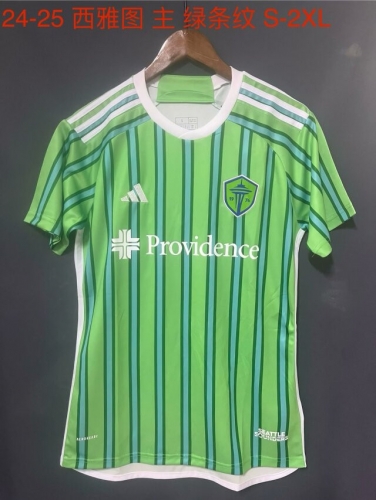 2024/25 Seattle Sounders FC Home Green Thailand Soccer Jersey AAA-709