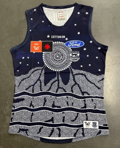 2024 Season AFL Native Cat Gray Thailand Rugby Shirts Vest-805