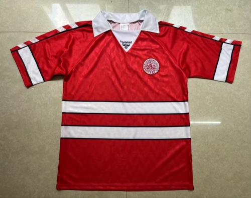 1988 Retro Version Denmark Home Red Thailand Soccer Jersey AAA-301