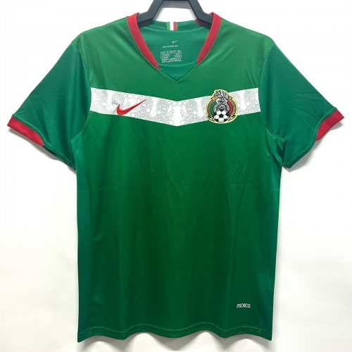 2006 Retro Version Mexico Home Green Thailand Soccer Jersey AAA-522/811