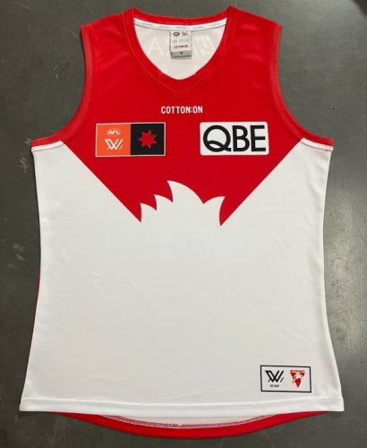 2024 Season AFL Red & White Thailand Rugby Shirts Vest-805
