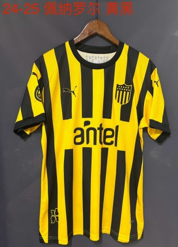 2024/25 CA Peñarol Home Yellow & Black Thailand Soccer Jersey AAA-301/709/522