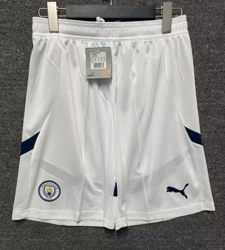 2024/25 Manchester City Home White Thailand Soccer Shorts-315