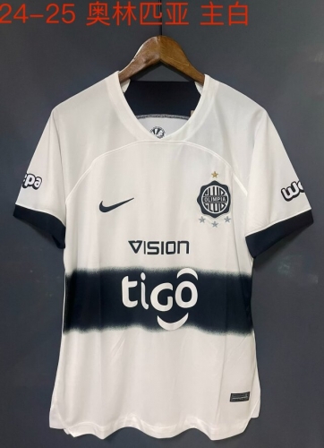 2024/25 Olimpia Home White Thailand Soccer Jersey AAA-1040709