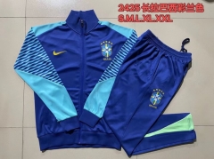 2024/25 Brazil Cai Blue Thailand Soccer Jacket Uniform-815