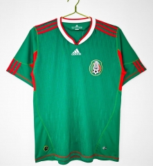 2010 Retro Version Mexico Home Green Thailand Soccer Jersey AAA-522/710